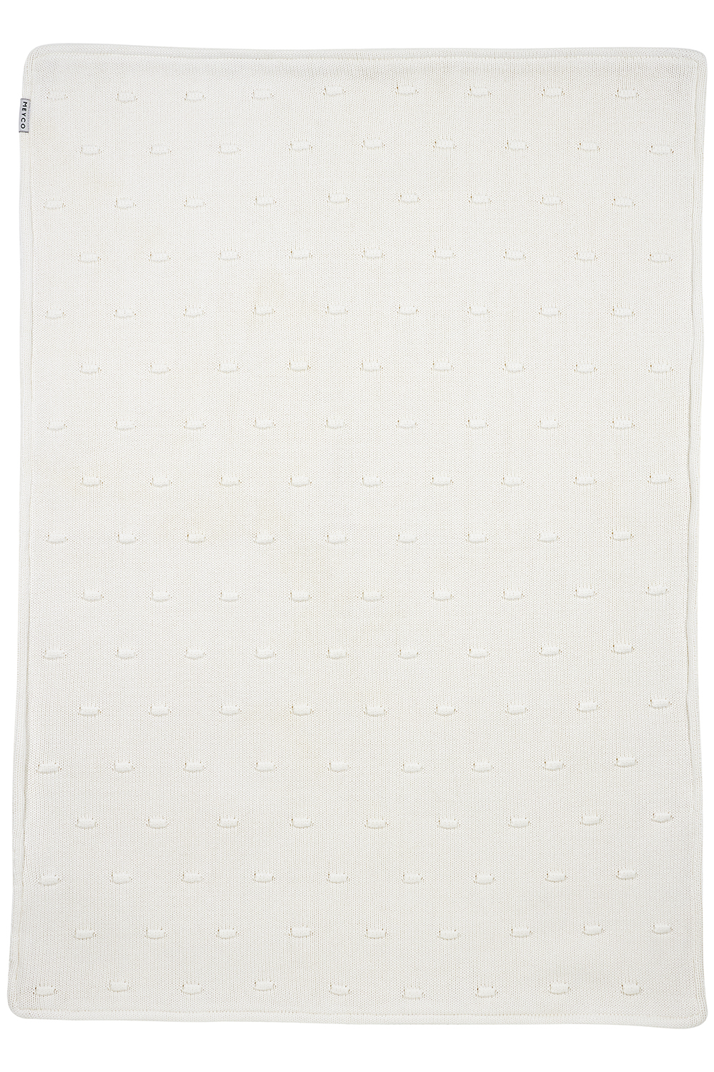 Babydecke groß Knots teddy - offwhite - 100x150cm