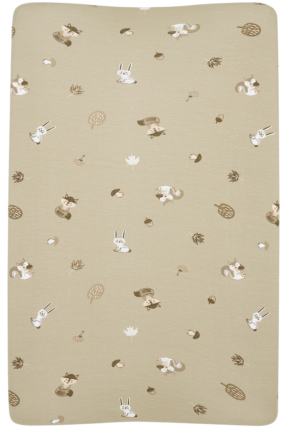 Aankleedkussenhoes Forest Animals - sand - 50x70cm