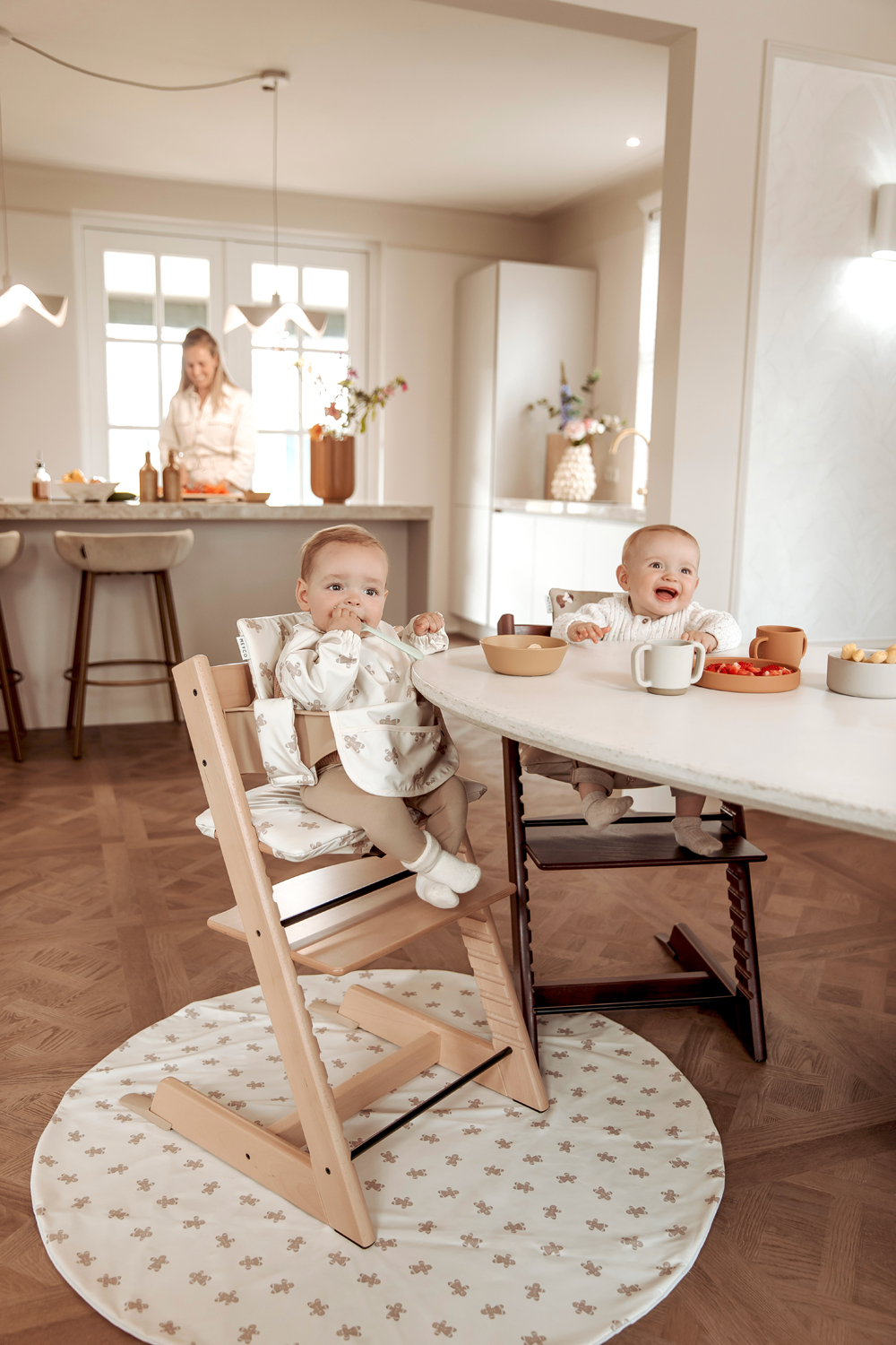 Sitzverkleiner Kinderhochstuhl Gingerbread - soft sand