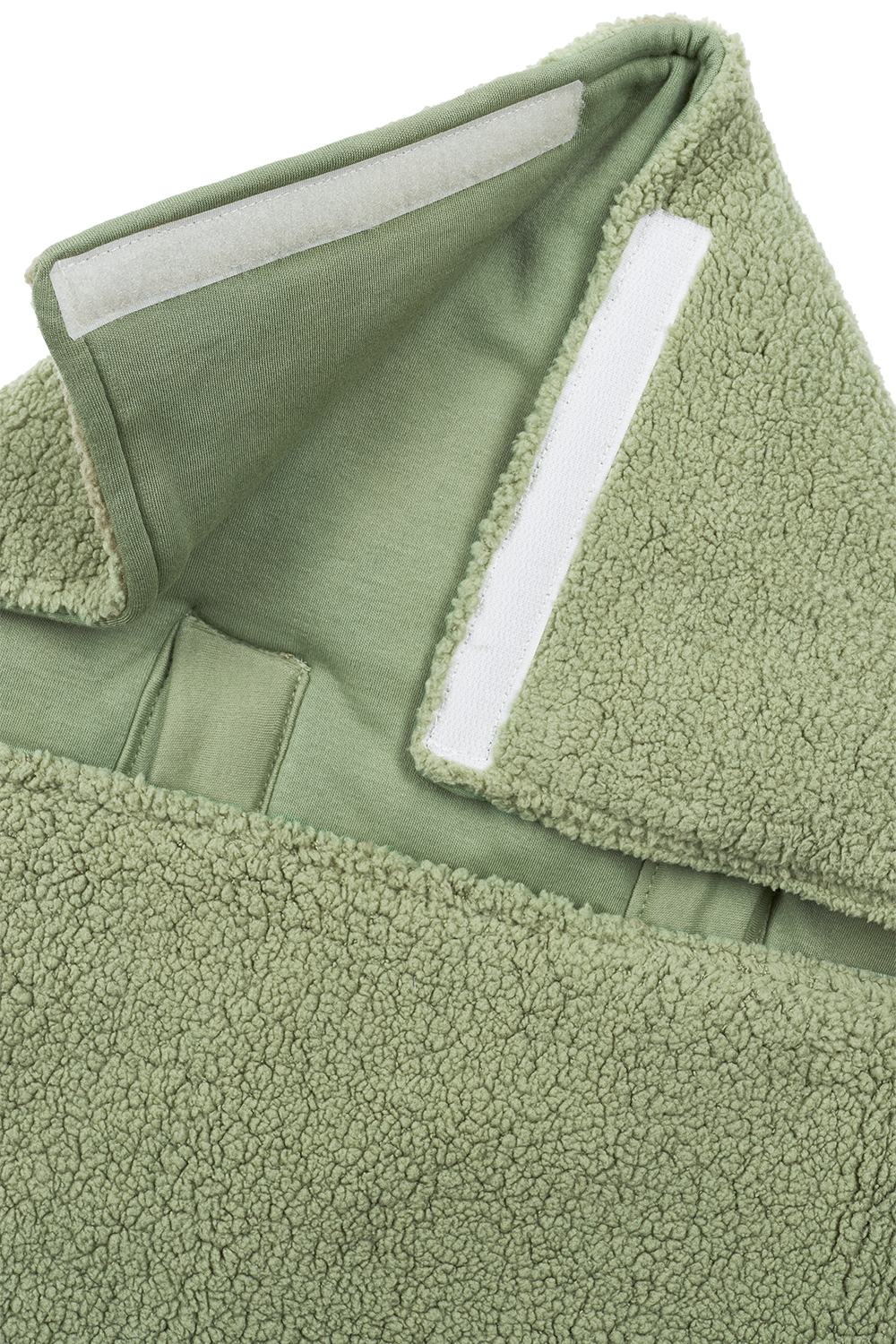 Fußsack Teddy - olive green - 40x82cm