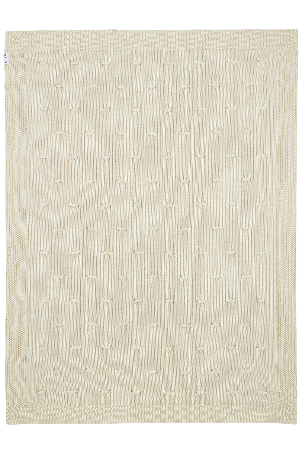 Babydecke Knots - soft sand - 75x100cm