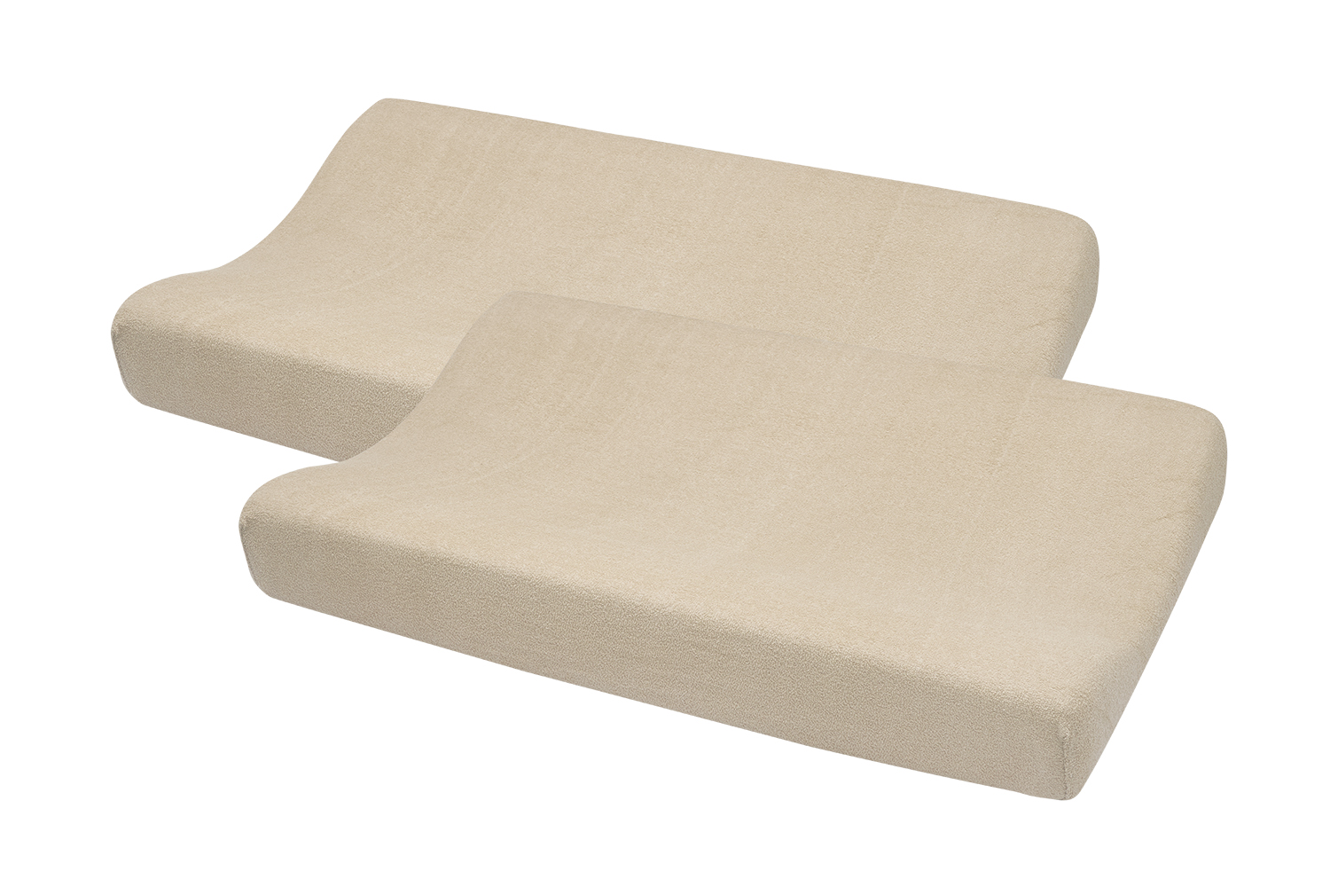 Changing mat cover 2-pack terry Uni - sand - 50x70cm