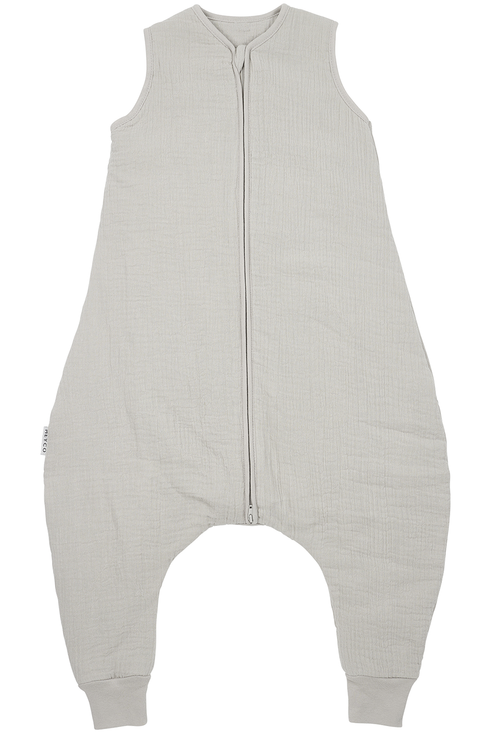 Baby winter sleep overall jumper pre-washed muslin Uni - greige - 80cm