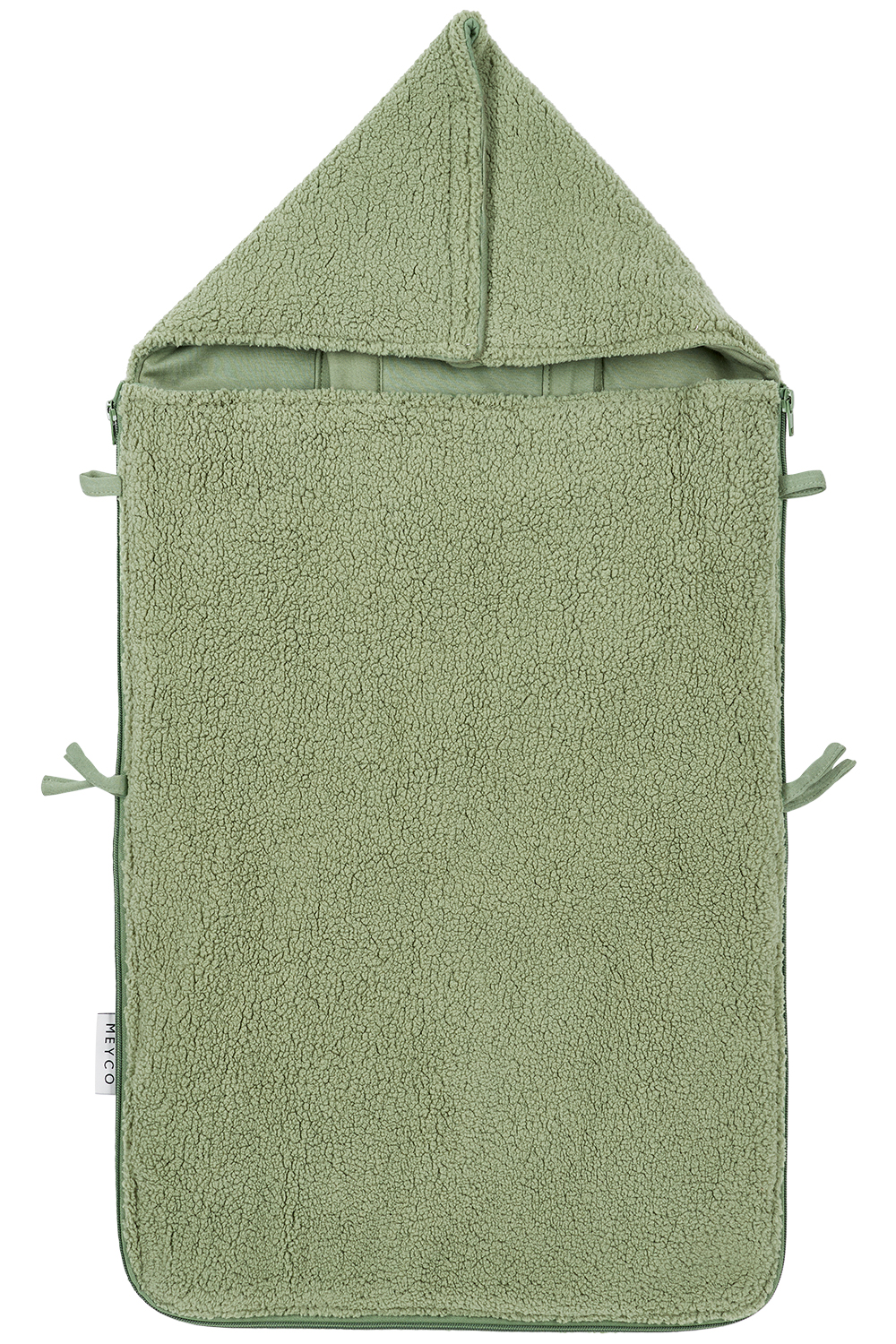 Fußsack Teddy - olive green - 40x82cm