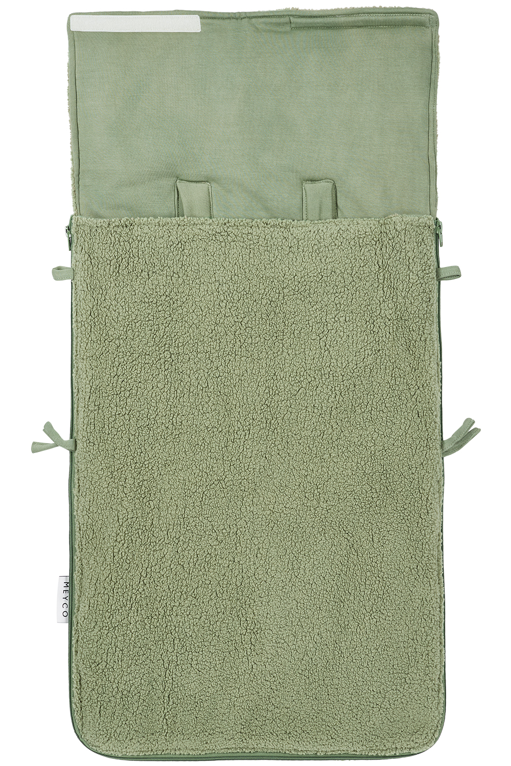 Fußsack Teddy - olive green - 40x82cm