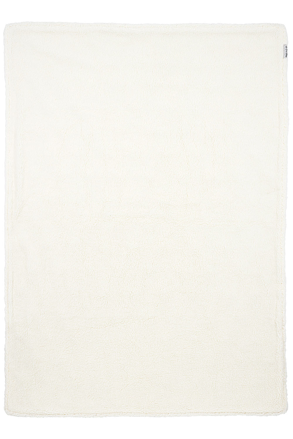 Ledikant deken Knots teddy - offwhite - 100x150cm