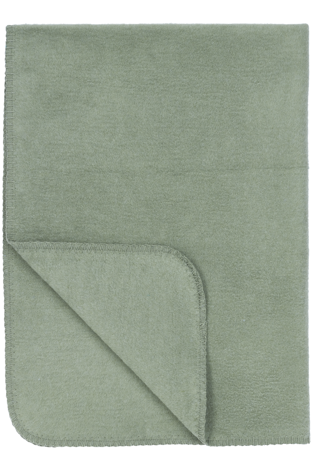 Ledikant deken geweven Uni - forest green - 100x150cm - 1.0 TOG