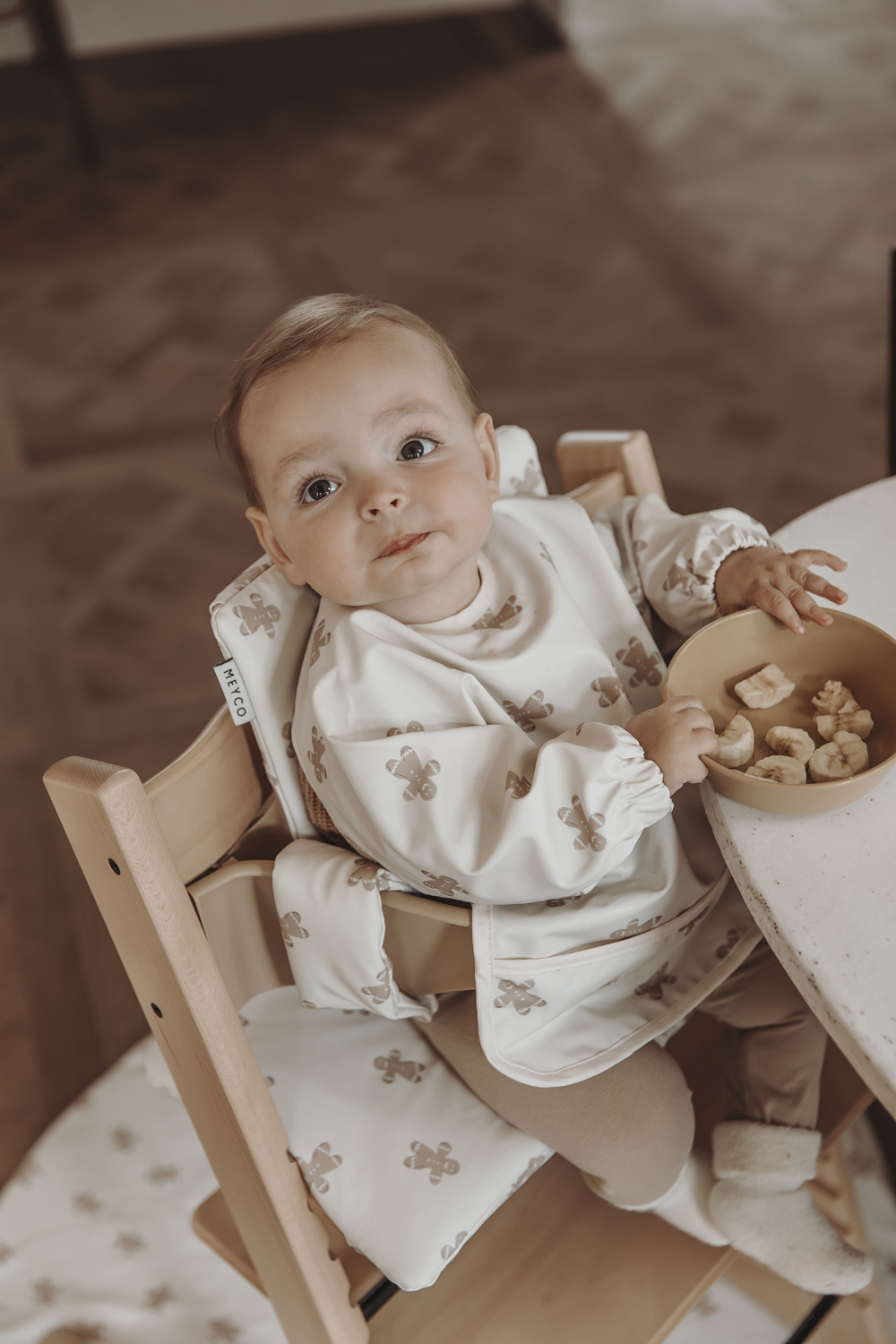 Ärmellätzchen Gingerbread - soft sand