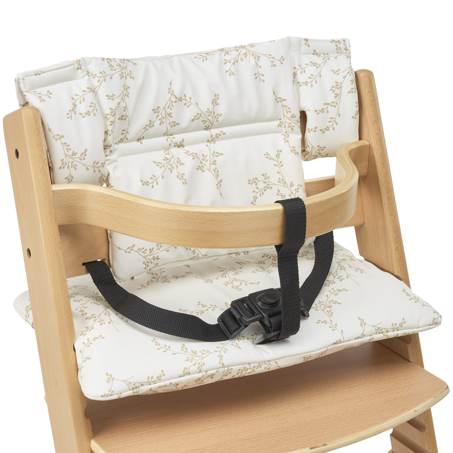 Highchair cushion for growth chair Branches - sand