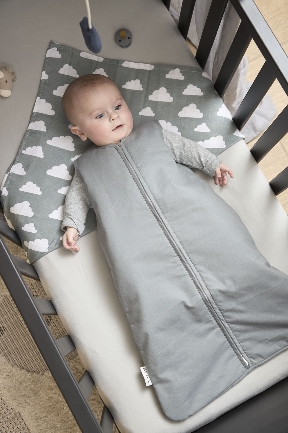 Baby slaapzak gevoerd Uni - grey - 110cm - 2.0 TOG