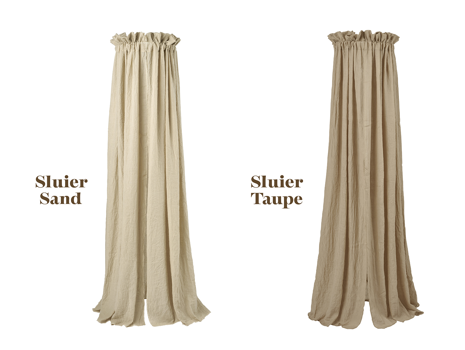 Sluier Uni - taupe