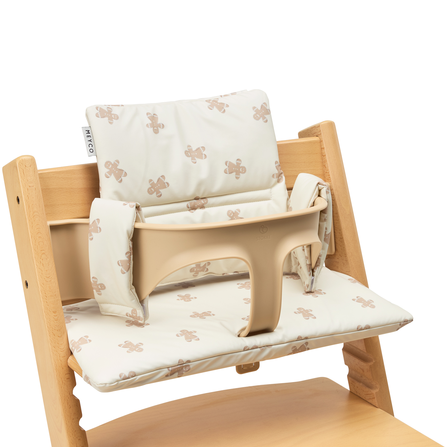 Highchair cushion for growth chair Gingerbread - soft sand